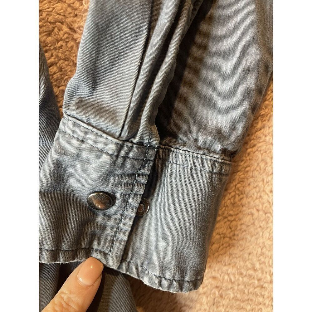 Lily Aldridge for Velvet Graham Spenser Womens Utility Dark Blue Jacket Size S - Picture 7 of 11